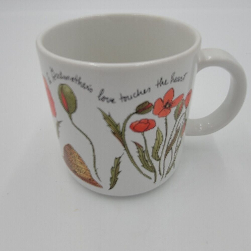Russ Berries & Company Inc Vintage Godmother Floral Mug with Bees Cottage Boho